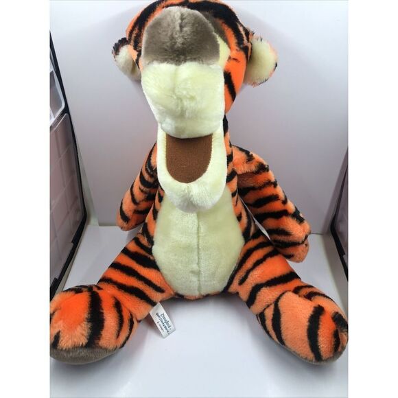 VINTAGE WALT DISNEY WORLD DISNEYLAND TIGGER PLUSH 12 INCH WINNIE THE POOH - Picture 1 of 16